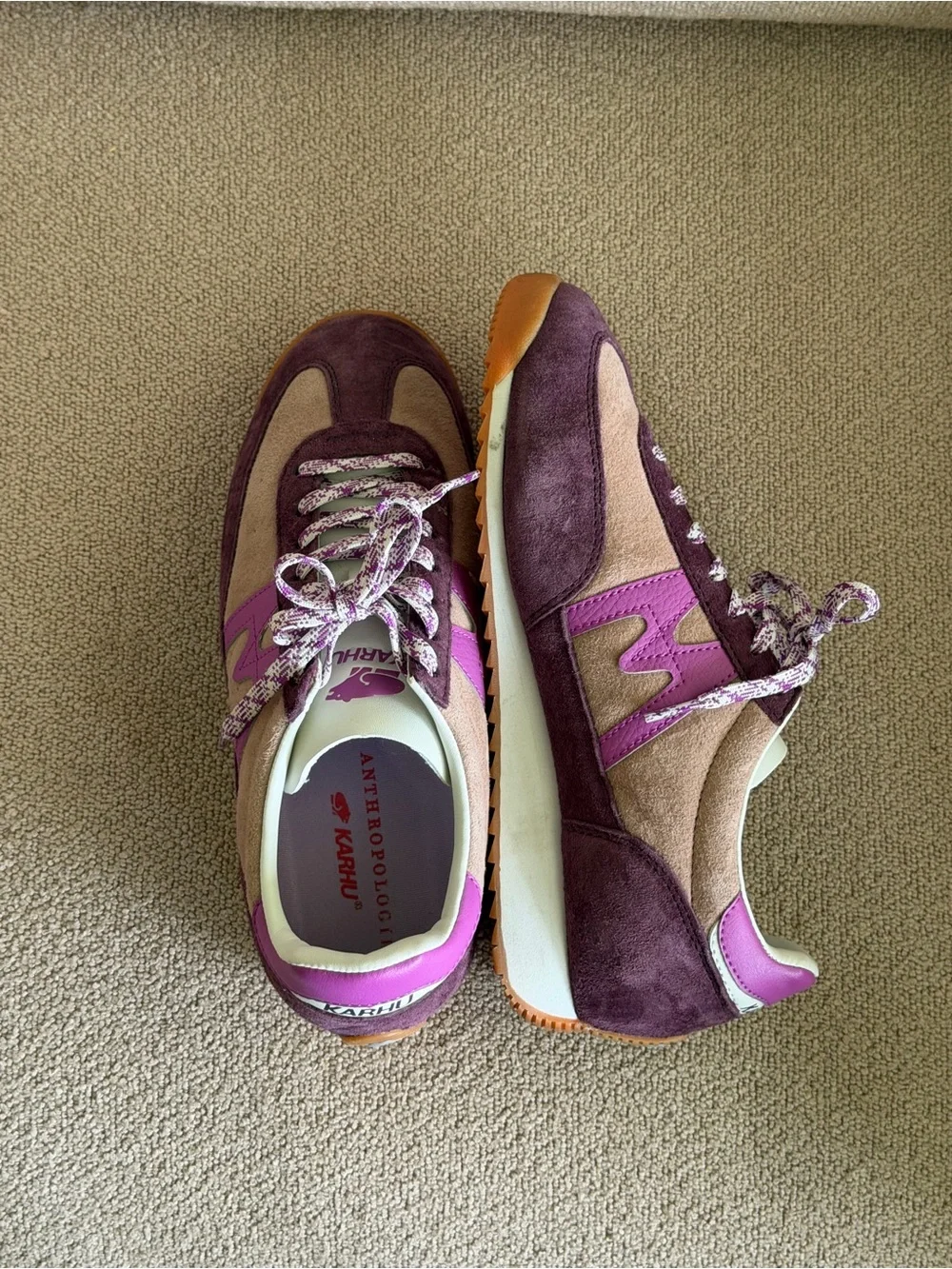 Karhu x Anthropologie Purple Suede Sneakers